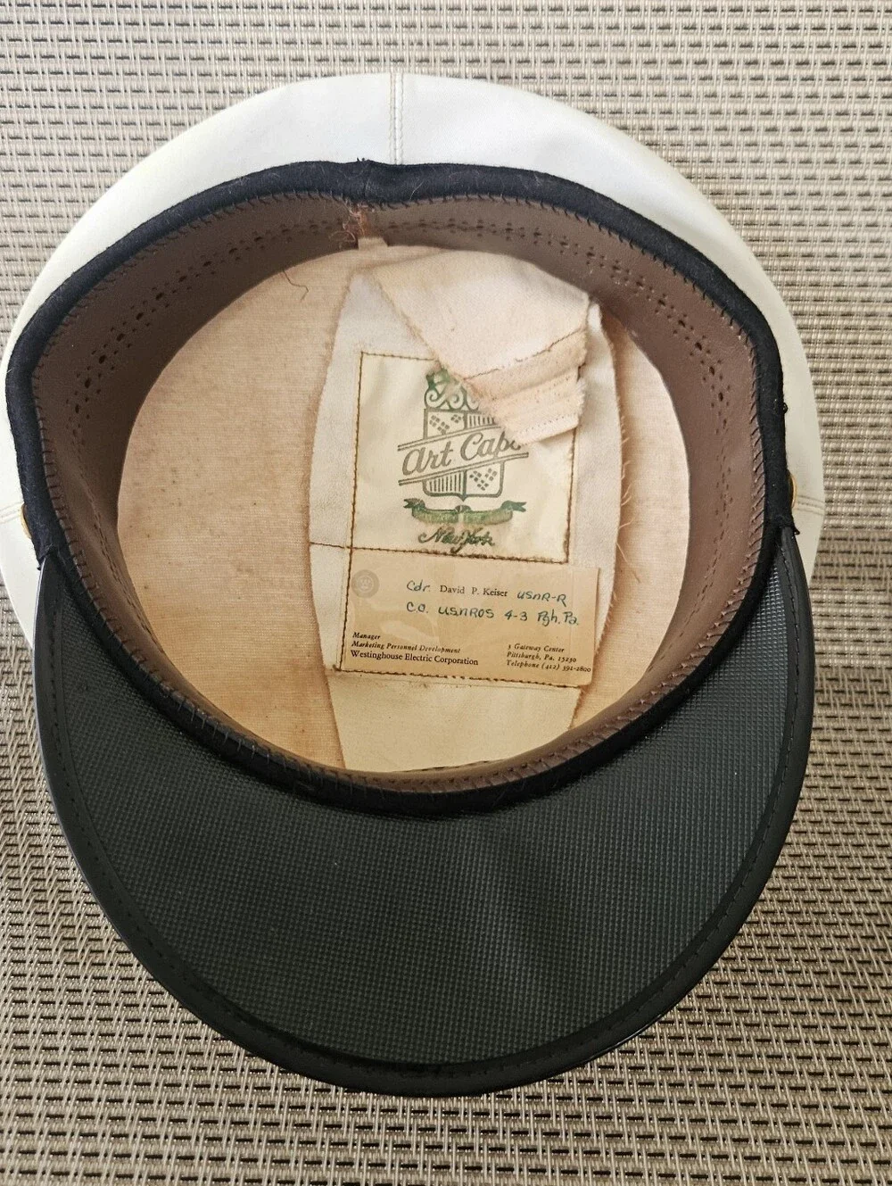 US NAVY CAP, VINTAGE MILITARY HAT